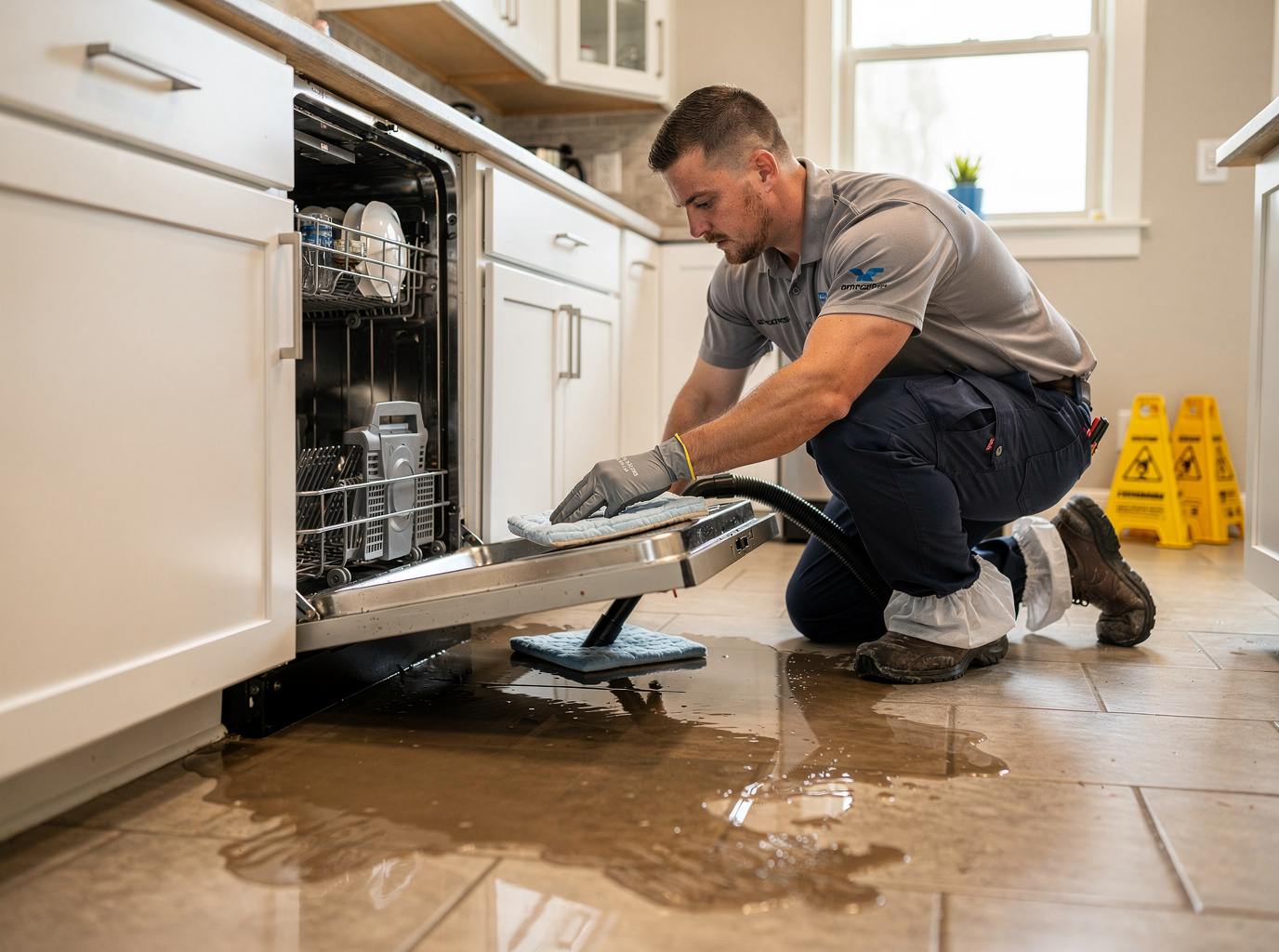 Dishwasher Overflow Cleanup in Lubbock, TX